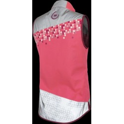 Mouwloos fietsjack dames - Amy Jacked roze Mouwloos fietsjack dames - Amy Jacked roze
