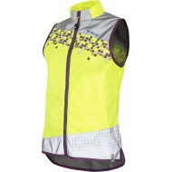 Mouwloos fietsjack dames - Amy Jacked geel Mouwloos fietsjack dames - Amy Jacked geel