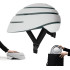 Closca Loop Helm pearl/wit- Inklapbare Design Fietshelm EN1078 - Skatting - step - monowheel