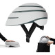 Closca Loop Helm pearl/wit- Inklapbare Design Fietshelm EN1078 - Skatting - step - monowheel