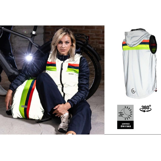 Finalist Jacket met kap - full reflective WOWOW - EN17353 certificaat