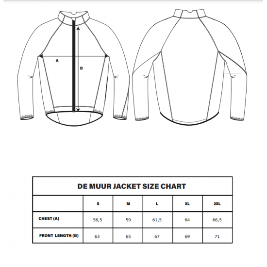 Raceviz - De Muur Jacket - Geel