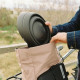 Closca Loop Helm Zwart - Inklapbare Design Fietshelm EN1078 - Skatting - step - monowheel