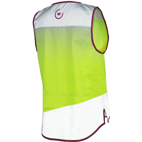 Yara geel fluo jasje WOWOW - Design Fluohesje met rits voor dames 