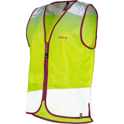 Yara geel fluo jasje WOWOW - Design Fluohesje met rits voor dames 