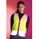 Yara geel fluo jasje WOWOW - Design Fluohesje met rits voor dames 