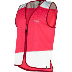 Yara roze fluo jasje WOWOW - Design Fluohesje met rits voor dames 