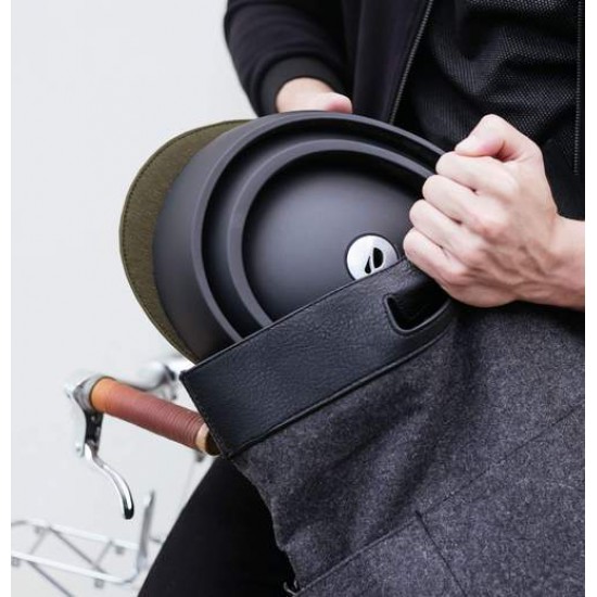 Closca Classic Fuga Zwart Design Helm - Inklapbaar - EN1078 