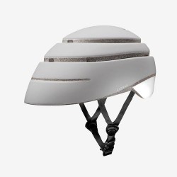 Closca Loop Helm pearl/wit- Inklapbare Design Fietshelm EN1078 - Skatting - step - monowheel