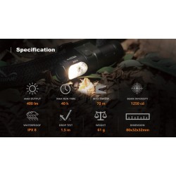 Magicshine hoofdlamp Moh 15 - 400 lumen - usb oplaadbaar - running - wit/rood SOS functie Magicshine hoofdlamp Moh 15 - 400 lumen - usb oplaadbaar - running - wit/rood SOS functie