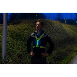 Nokta Light Belt WOWOW - usb oplaadbaar borst- en ruglicht - running - biking Nokta Light Belt WOWOW - usb oplaadbaar borst- en ruglicht - running - biking