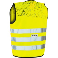 Schlamm jacket geel Kids - Fluo vestje kinderen Schlamm jacket geel Kids - Fluo vestje kinderen