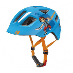 Cratoni Maxster Piraat- Fietshelm kind met achterlicht ADAC getest - extra bescherming slapen en achterhoofd