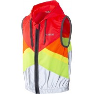 Fluo jasje met kap - Cape Town hoodie - Rood - Wowow
