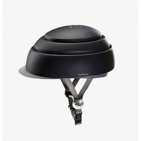 Closca Classic Fuga Zwart Design Helm - Inklapbaar - EN1078 