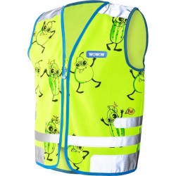 Fluovestje voor kinderen - Comic veggie jacket - Groen - Wowow Fluovestje voor kinderen - Comic veggie jacket - Groen - Wowow