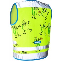 Fluovestje voor kinderen - Comic veggie jacket - Groen - Wowow Fluovestje voor kinderen - Comic veggie jacket - Groen - Wowow