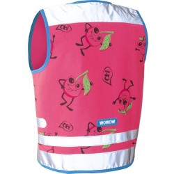 Fluovestje voor kinderen - Comic veggie jacket - Roze - Wowow Fluovestje voor kinderen - Comic veggie jacket - Roze - Wowow