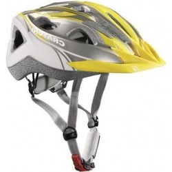 Cratoni Siron Fietshelm - One Size 54-59 cm - Zilver/Geel