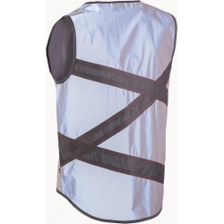 Crossroad WOWOW full reflective - Fluohesje met rits - volwassenen Crossroad WOWOW full reflective - Fluohesje met rits - volwassenen