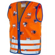 WOWOW Goyo Jacket Oranje - Fluohesje kind EN17353 WOWOW Goyo Jacket Oranje - Fluohesje kind EN17353