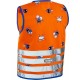 WOWOW Goyo Jacket Oranje - Fluohesje kind EN17353 WOWOW Goyo Jacket Oranje - Fluohesje kind EN17353