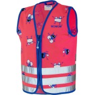 WOWOW Goyo Jacket Roze - Fluohesje kind EN17353 WOWOW Goyo Jacket Roze - Fluohesje kind EN17353