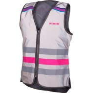 Lucy jacket Full Reflective WOWOW - Design Fluohesje met rits voor dames  Lucy jacket Full Reflective WOWOW - Design Fluohesje met rits voor dames