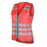 Lucy jacket  rood WOWOW - Design Fluohesje met rits voor dames 