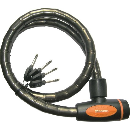 MasterLock PanzR Kabelslot 8228 18mm x 1000mm Grijs