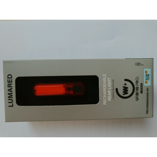 Lumared by WOWOW - Achterlicht met batterijindicator - Usb oplaadbaar Lumared by WOWOW - Achterlicht met batterijindicator - Usb oplaadbaar
