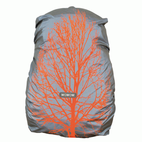 bagcover quebec full reflective   WOWOW  - Rugzakhoes waterdicht  - 25L