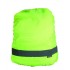 Rugzakcover Fluo geel met reflecterende strook