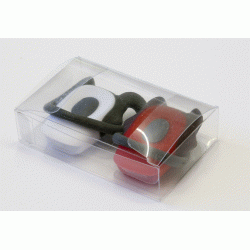 Fietslampenset rood - wit LED - Fietslicht set WOWOW