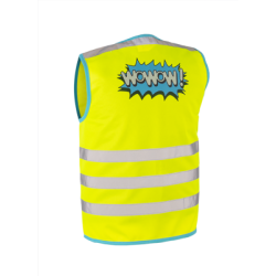 WOWOW  jacket geel - Design Fluo hesje kind